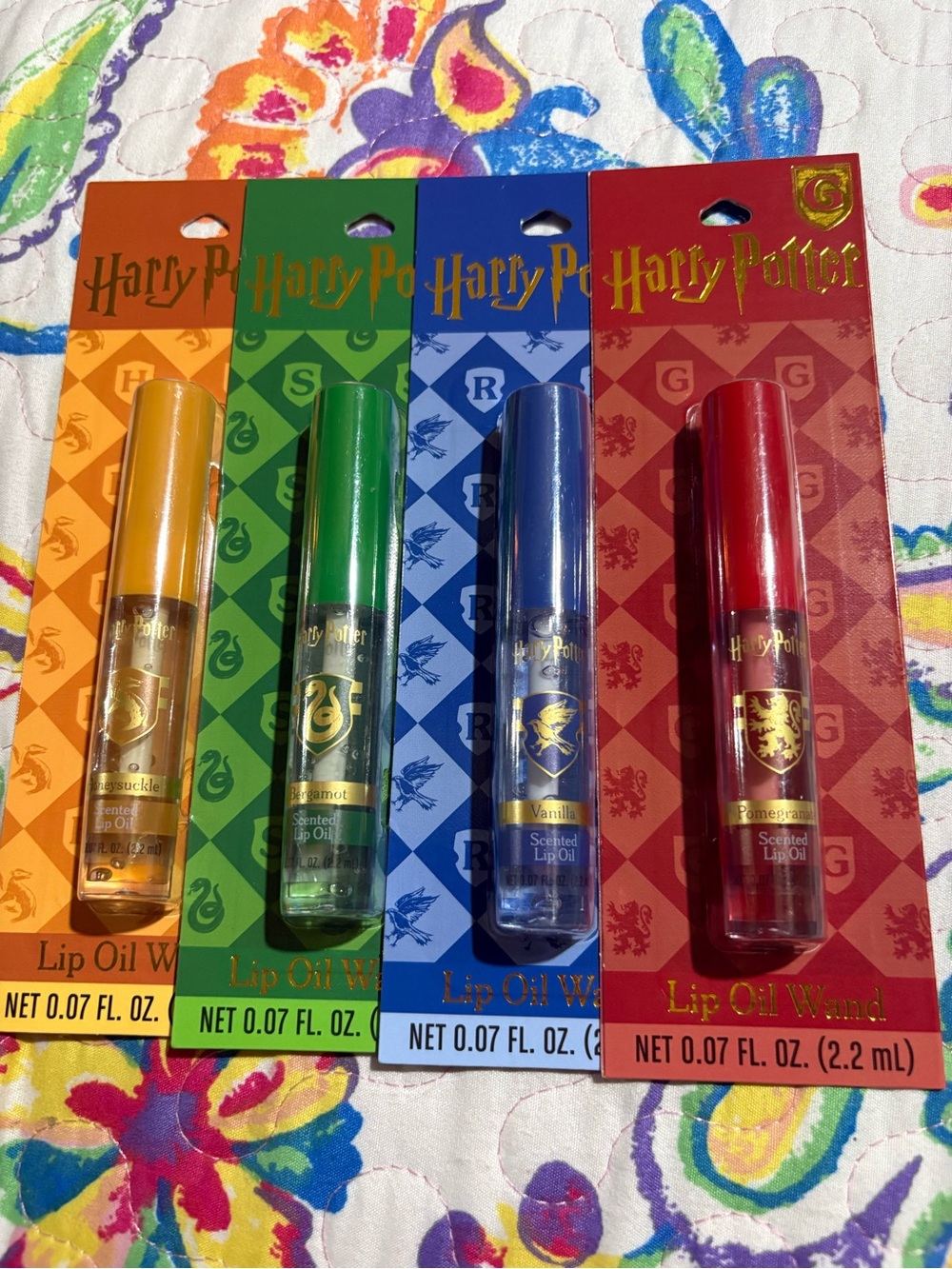 Harry Potter Scented Lip Oil Wands - Red, Blue, Green, Yellow